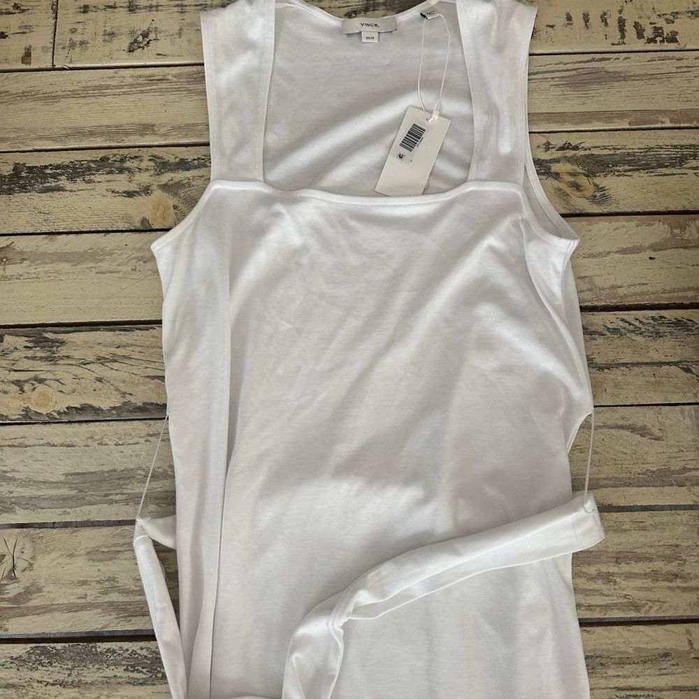 Vince Women's Sleeveless Wrap Dress - Picture 3 of 4